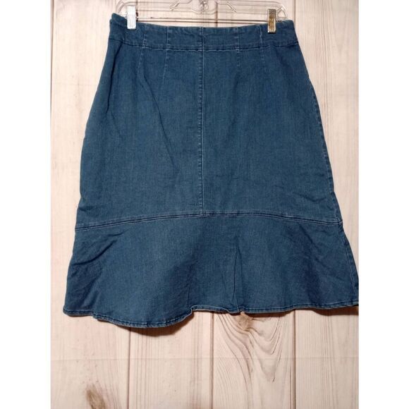 Reba Skirt Ladies 6 Denim Midi - Picture 2 of 8